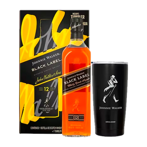 WKY. JOHNNIE W. NEGRA 750ml+TUMBLER