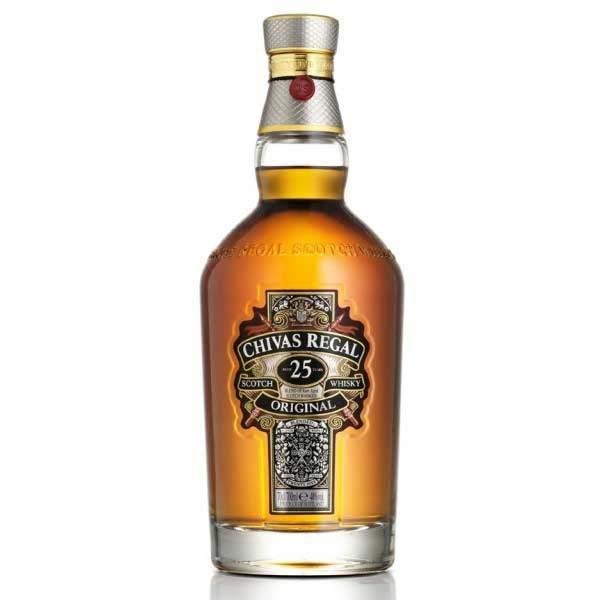 WKY. CHIVAS REGAL 25 AÑOS 700 ML - La Dueña